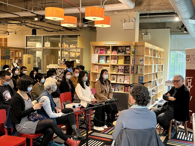 Prof. Wu CEAS book talk at the Seminary Coop Bookstore